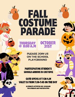 Fall Parade Announcement 2024 